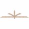 Ekena Millwork Redmond Smooth Timber Gable Bracket, Douglas Fir, 84"W x 21"H x 1 1/2"D x 3 1/2"F, 6/12 Pitch GBW084X21X0204RED00SDF - alternate 1